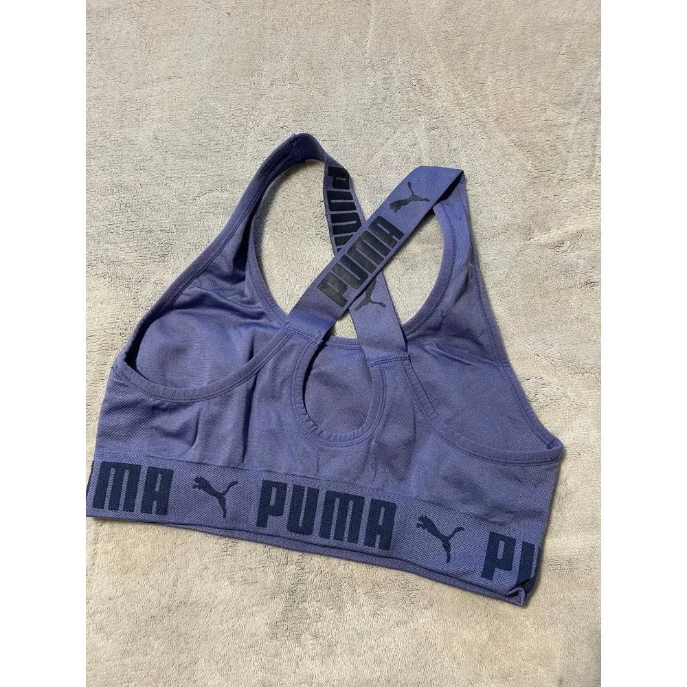 Puma Racerback Sports Bra - Picture 2 of 3